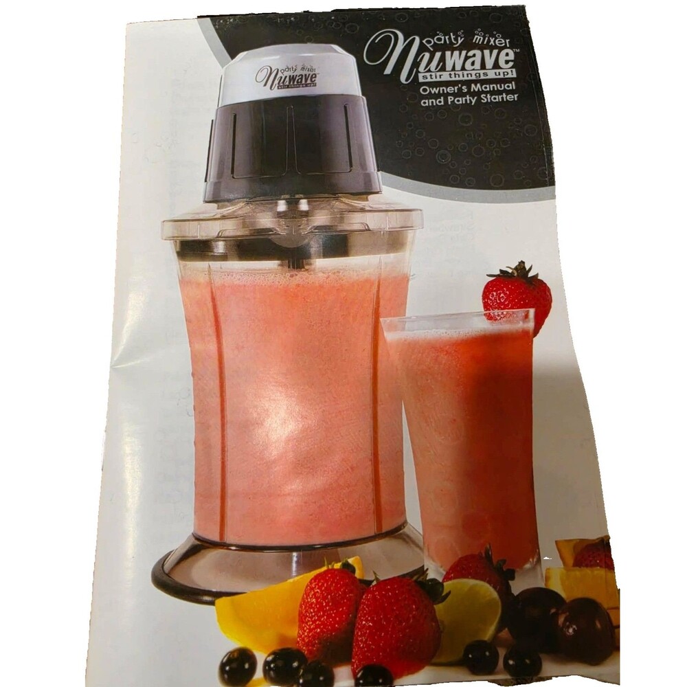 NuWave Party Mixer “Stir Things Up” 48oz BPA‑Free Blender 400W Dual Blade